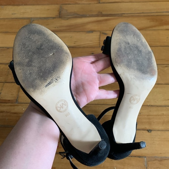 Michael Kors Black Patent Leather Ankle-Strap Heels - Picture 5 of 7